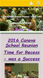 Mobile Screenshot of canovaalumni.com